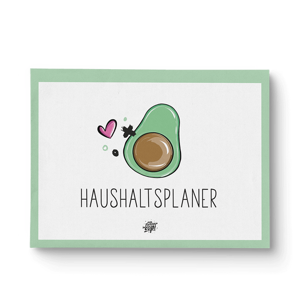 Haushaltsplaner - Avocado (A4)
