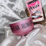 *Vorbestellung* funkelnde Glitzer-Müsli-Schüssel in rosa (500ml) zickig, süß und seeehr hungrig
