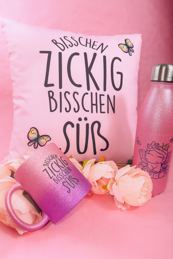 Kissen - zickig aber süß (35x35cm)