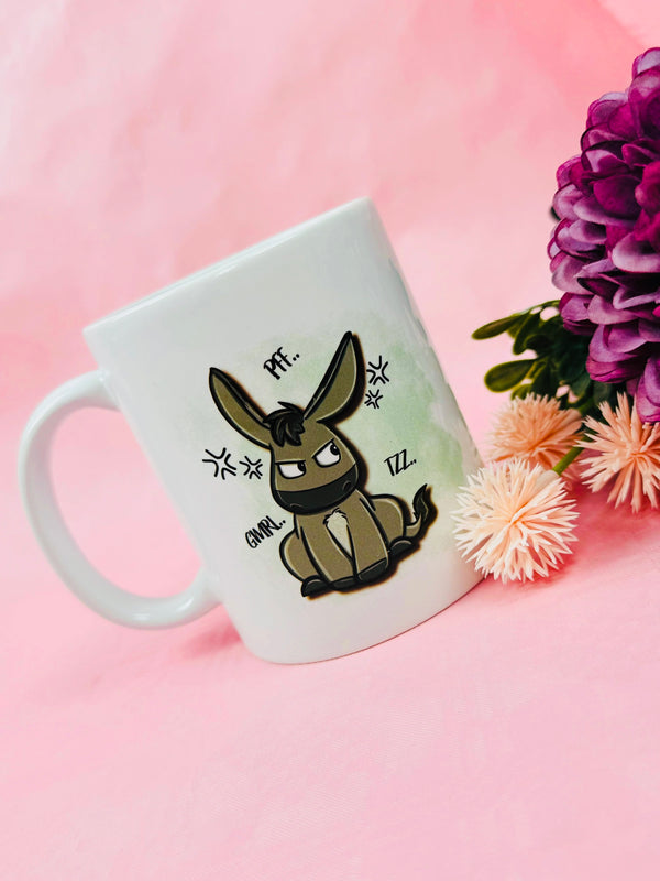 Tasse Esel -  zu früh für Optimismus