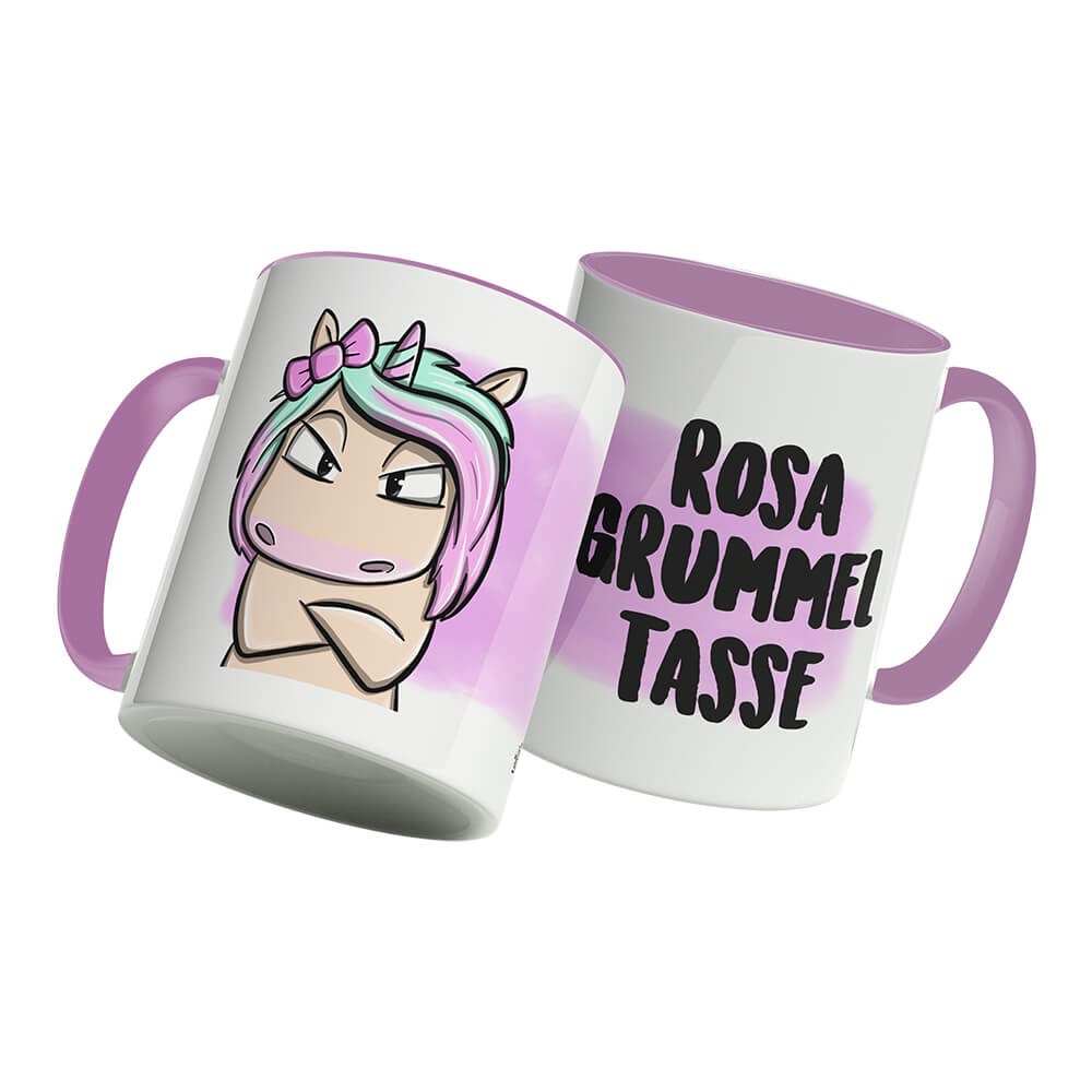 Tasse Rosa Grummel - Einhorn Mina Tasse