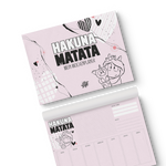 Wochenplaner Hakuna Matata A4 - Einhorn Mina Block