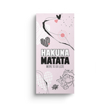 To Do Liste Hakuna Matata DIN Lang - Einhorn Mina Block