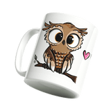 Tasse Eule - Owl i need is you - Einhorn Mina tasse