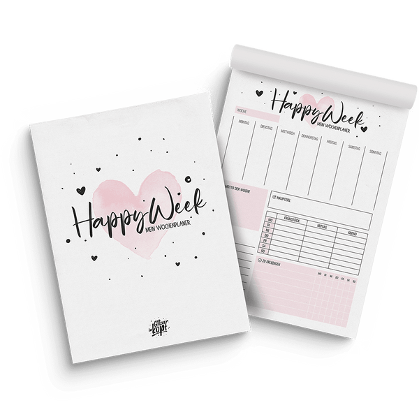 Wochenplaner Happy Week (A4)