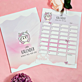 Kalender A4 Einhorn Mina